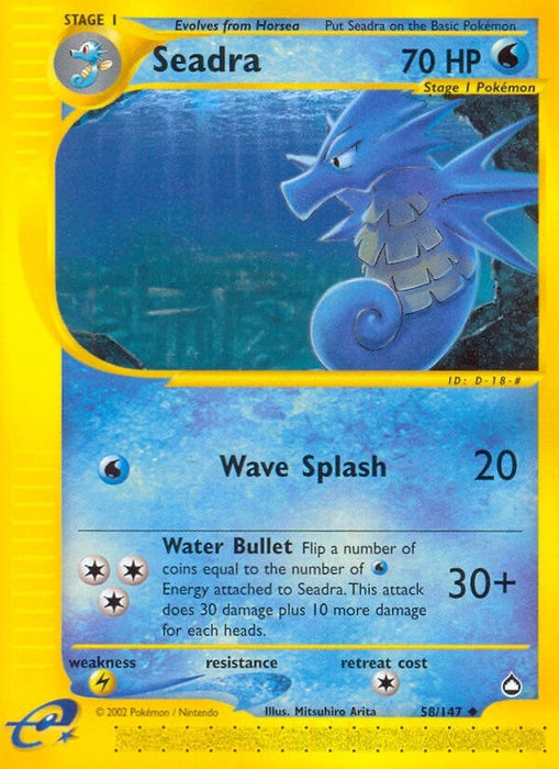 Image for Seadra (058/147) [Aquapolis] - Pokemon