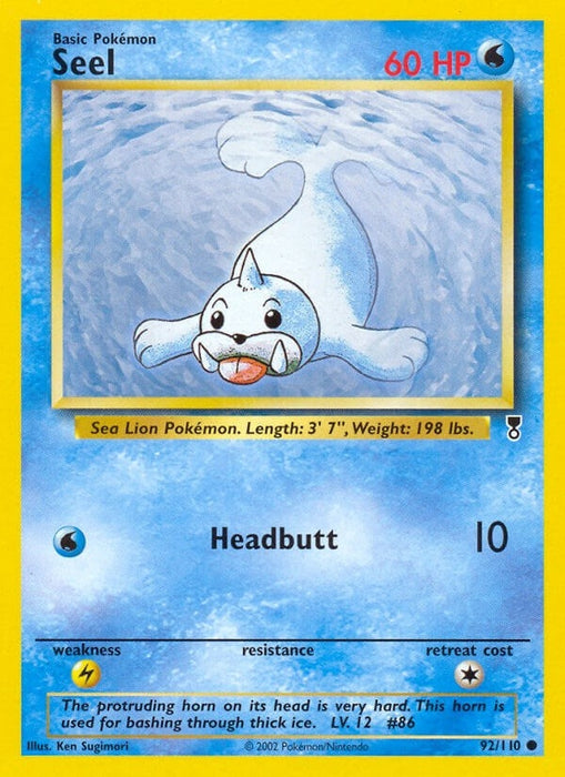 Image for Seel (092/110) (Reverse Holofoil) [Legendary Collection] - Pokemon