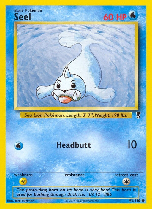 Image for Seel (092/110) (Reverse Holofoil) [Legendary Collection] - Pokemon