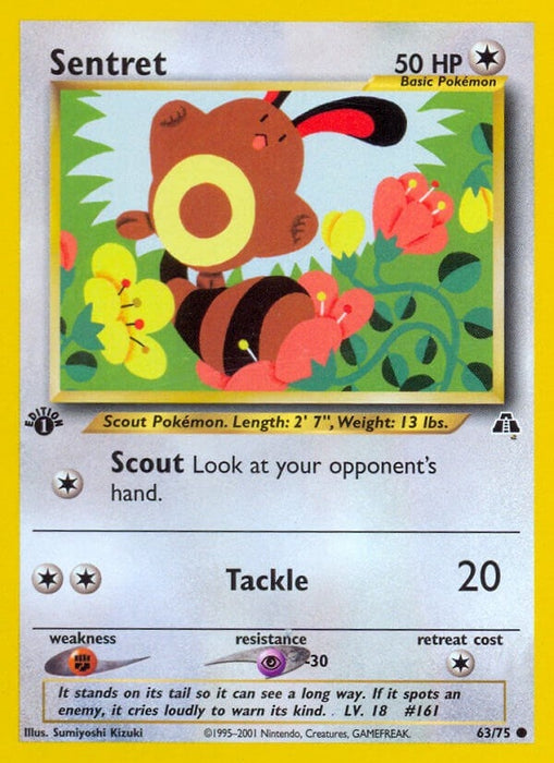 Image for Sentret (63/75) (1st Edition) [Neo Discovery] - Pokemon