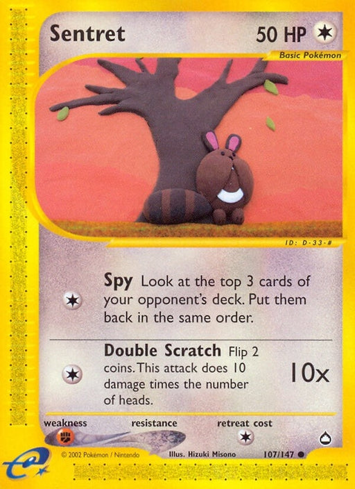 Image for Sentret (107/147) [Aquapolis] - Pokemon