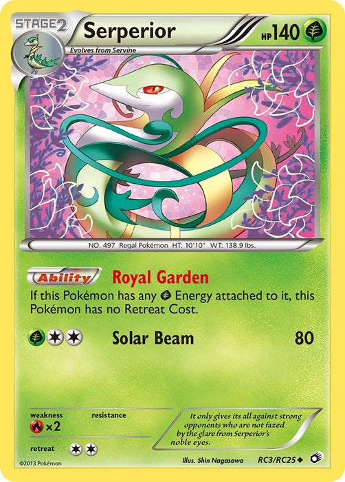 Image for Serperior (RC3/RC25) (Holofoil) [Legendary Treasures: Radiant Collection] - Pokemon