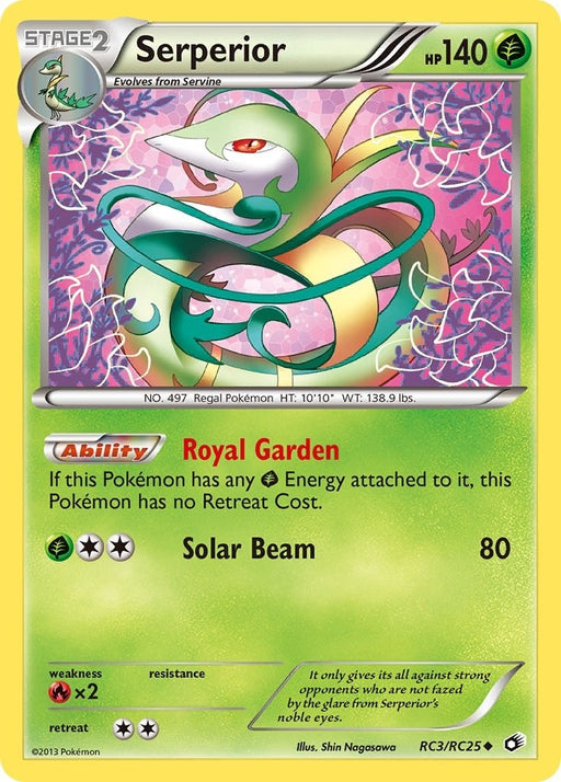 Image for Serperior (RC3/RC25) (Holofoil) [Legendary Treasures: Radiant Collection] - Pokemon