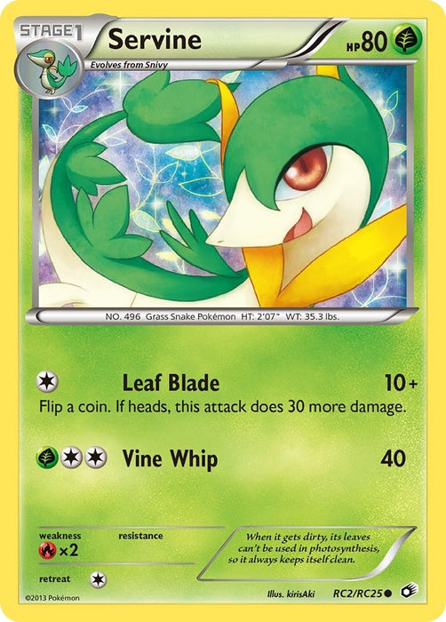 Image for Servine (RC2/RC25) (Holofoil) [Legendary Treasures: Radiant Collection] - Pokemon
