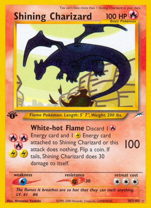 Image for Shining Charizard (107/105) (1st Edition Holofoil) [Neo Destiny] - Pokemon