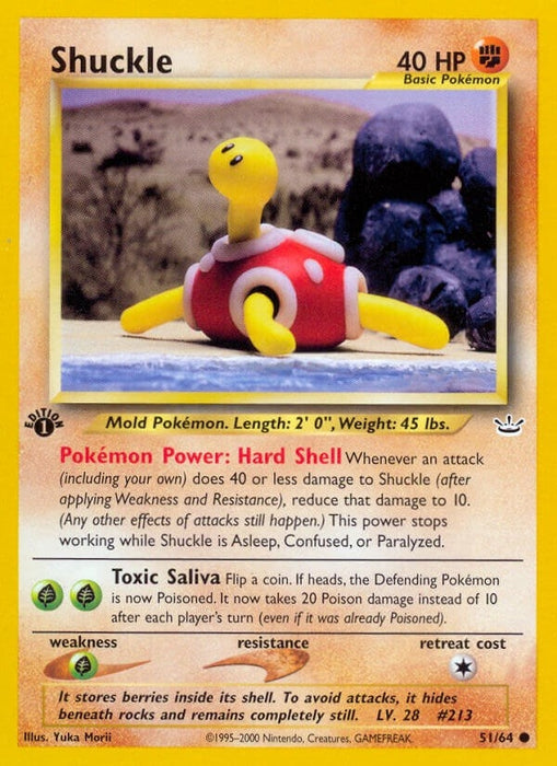 Image for Shuckle (51/64) (1st Edition) [Neo Revelation] - Pokemon