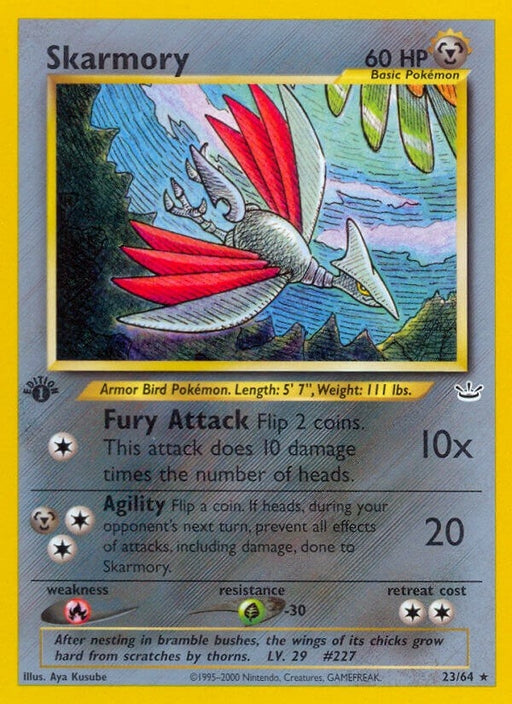 Image for Skarmory (23/64) (1st Edition) [Neo Revelation] - Pokemon