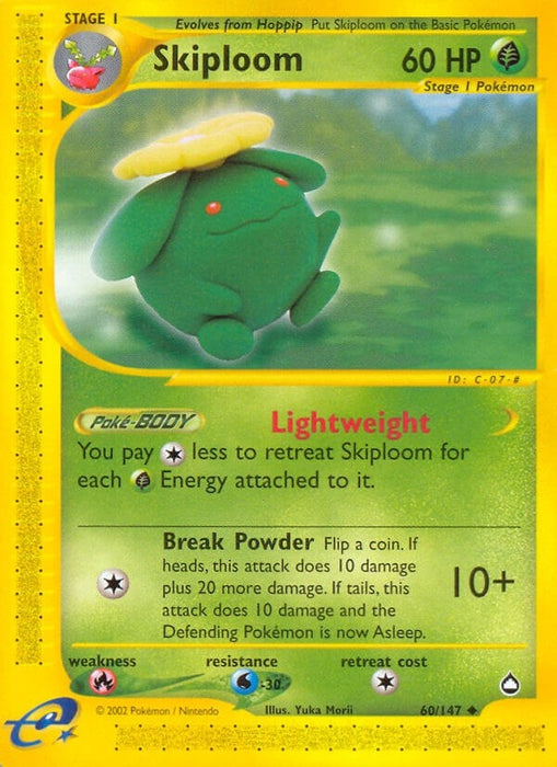 Image for Skiploom (060/147) (Reverse Holofoil) [Aquapolis] - Pokemon