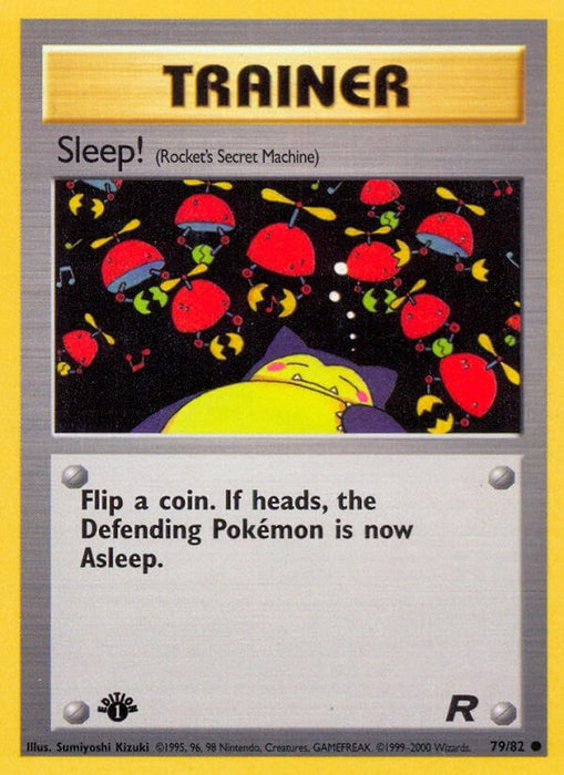 Image for Sleep! (Rocket's Secret Machine) (79/82) (Unlimited) [Team Rocket] - Pokemon