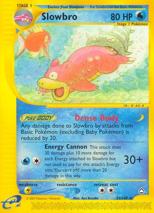 Image for Slowbro (033/147) [Aquapolis] - Pokemon