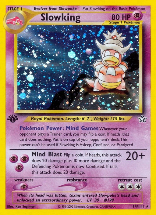 Image for Slowking (014/111) (1st Edition Holofoil) [Neo Genesis] - Pokemon