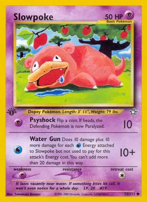 Image for Slowpoke (073/111) (Unlimited) [Neo Genesis] - Pokemon