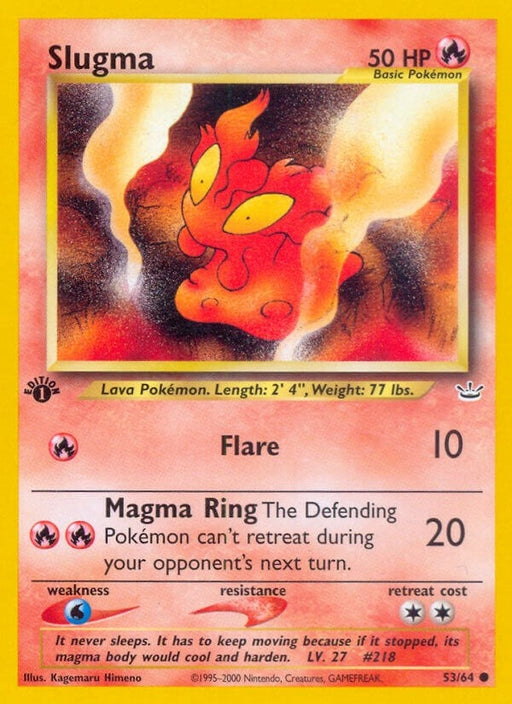 Image for Slugma (53/64) (Unlimited) [Neo Revelation] - Pokemon