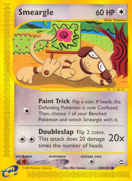 Image for Smeargle (109/147) (Reverse Holofoil) [Aquapolis] - Pokemon