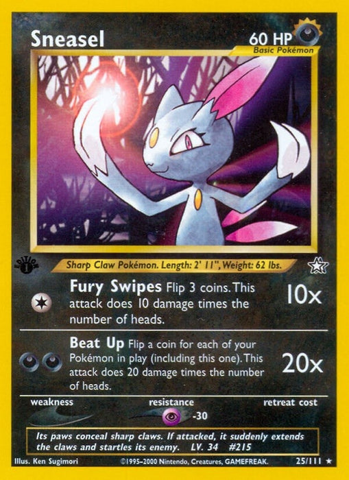 Image for Sneasel (025/111) (Unlimited) [Neo Genesis] - Pokemon