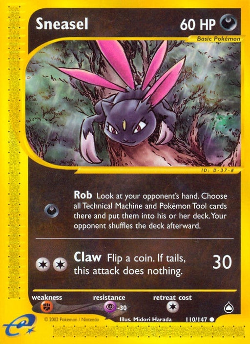 Image for Sneasel (110/147) (Reverse Holofoil) [Aquapolis] - Pokemon