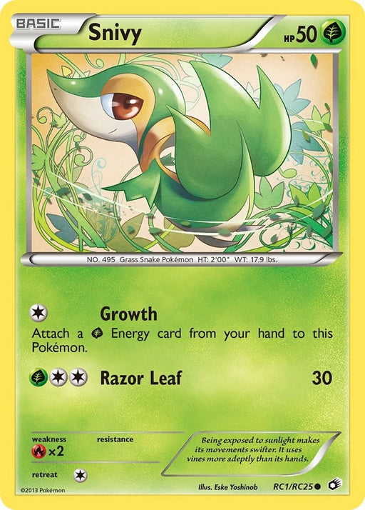 Image for Snivy (RC1/RC25) (Holofoil) [Legendary Treasures: Radiant Collection] - Pokemon