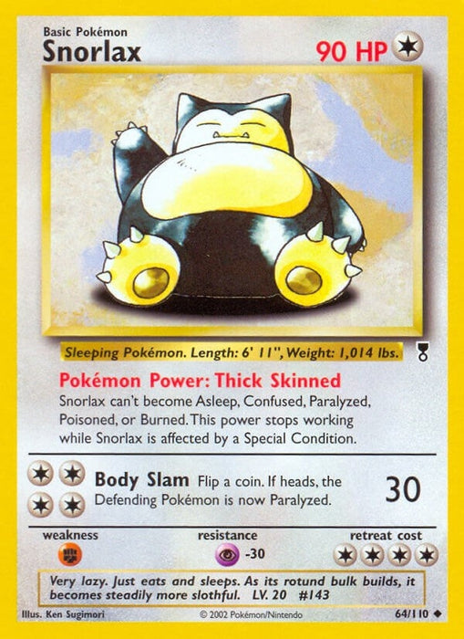 Image for Snorlax (064/110) (Reverse Holofoil) [Legendary Collection] - Pokemon