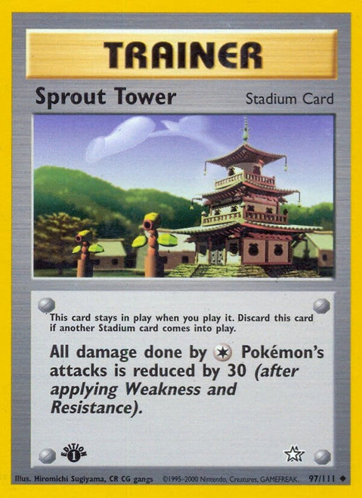 Image for Sprout Tower (097/111) (1st Edition) [Neo Genesis] - Pokemon