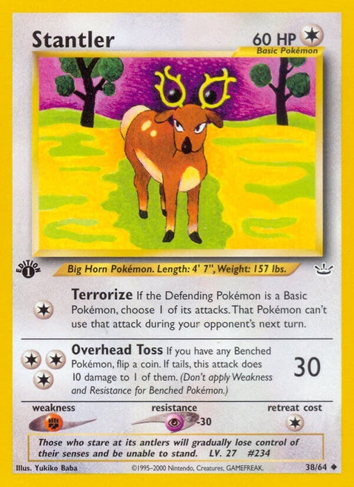 Image for Stantler (38/64) (1st Edition) [Neo Revelation] - Pokemon