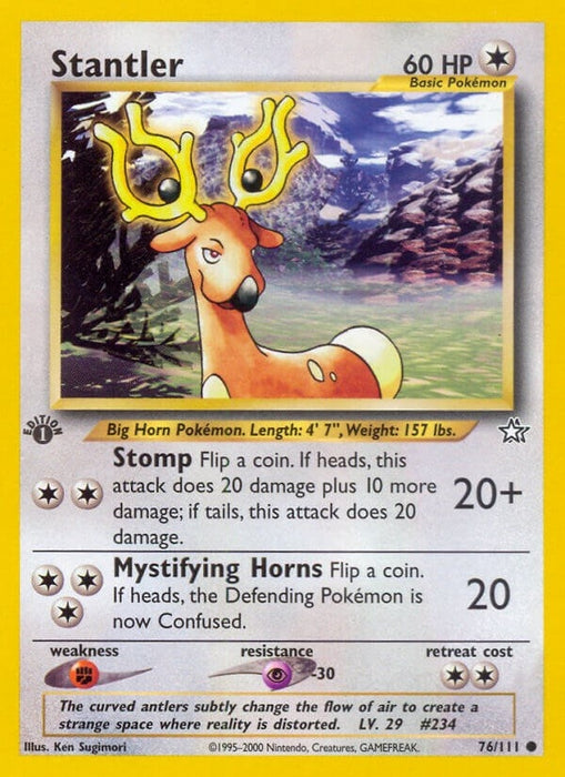 Image for Stantler (076/111) (Unlimited) [Neo Genesis] - Pokemon