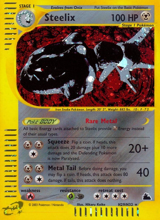 Image for Steelix (H29) (H29/H32) (Holofoil) [Skyridge] - Pokemon