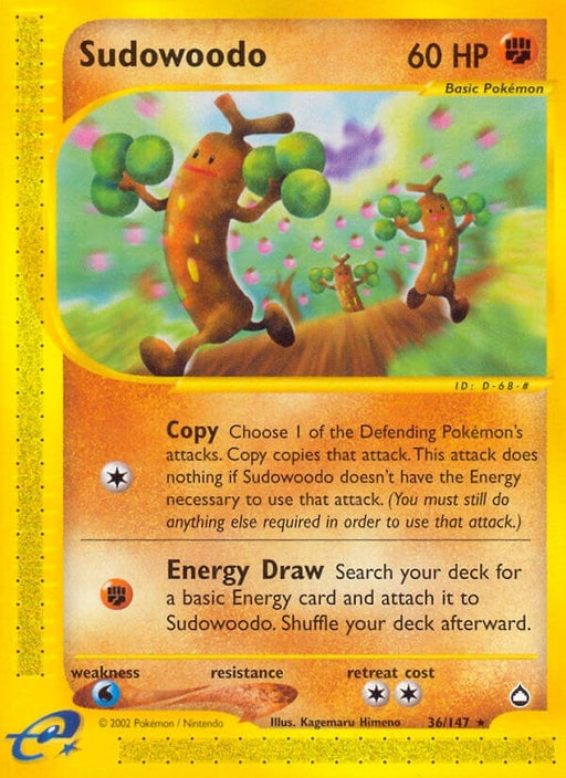 Image for Sudowoodo (036/147) (Reverse Holofoil) [Aquapolis] - Pokemon