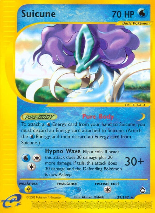 Image for Suicune (037/147) (Reverse Holofoil) [Aquapolis] - Pokemon