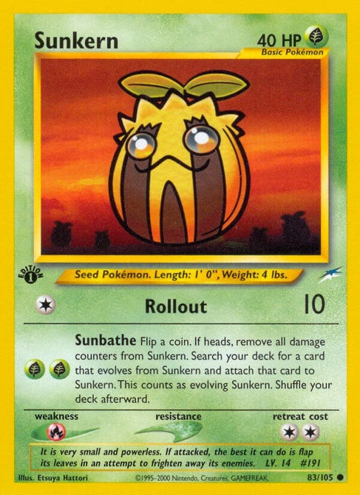 Image for Sunkern (083/105) (1st Edition) [Neo Destiny] - Pokemon