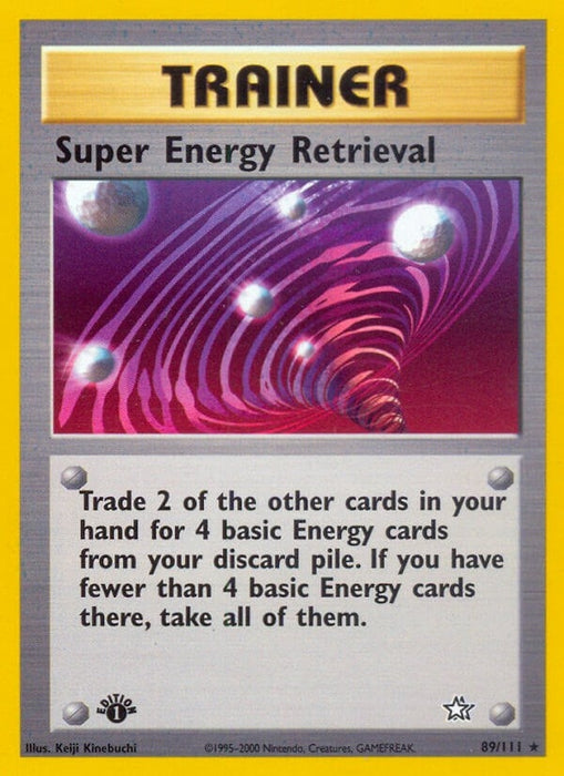 Image for Super Energy Retrieval (089/111) (1st Edition) [Neo Genesis] - Pokemon