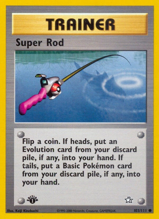 Image for Super Rod (103/111) (1st Edition) [Neo Genesis] - Pokemon