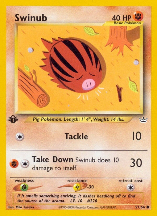 Image for Swinub (57/64) (Unlimited) [Neo Revelation] - Pokemon