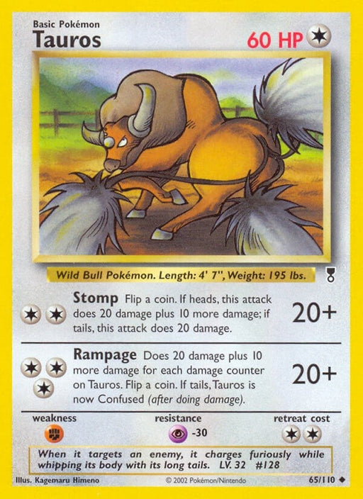 Image for Tauros (065/110) (Reverse Holofoil) [Legendary Collection] - Pokemon