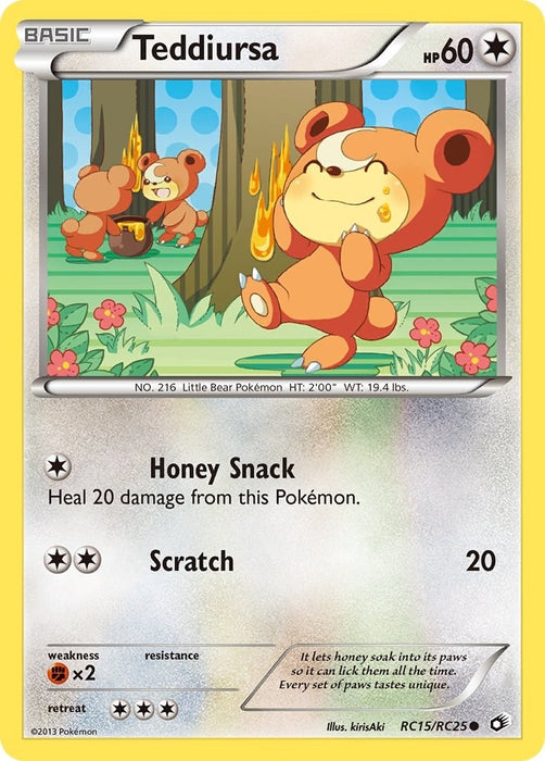 Image for Teddiursa (RC15/RC25) (Holofoil) [Legendary Treasures: Radiant Collection] - Pokemon