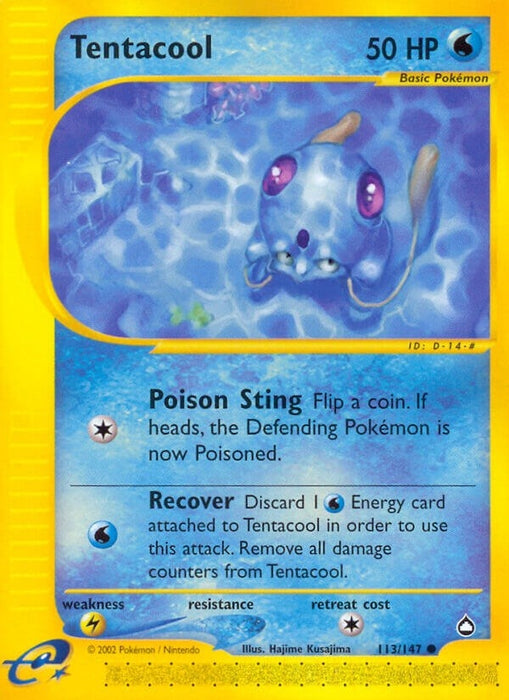 Image for Tentacool (113/147) (Reverse Holofoil) [Aquapolis] - Pokemon