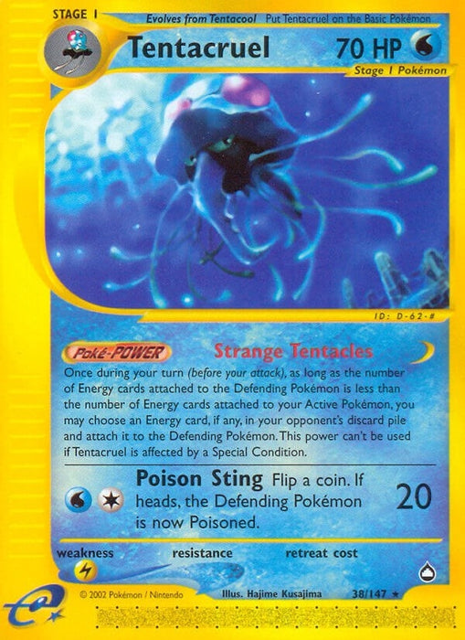 Image for Tentacruel (038/147) (Reverse Holofoil) [Aquapolis] - Pokemon
