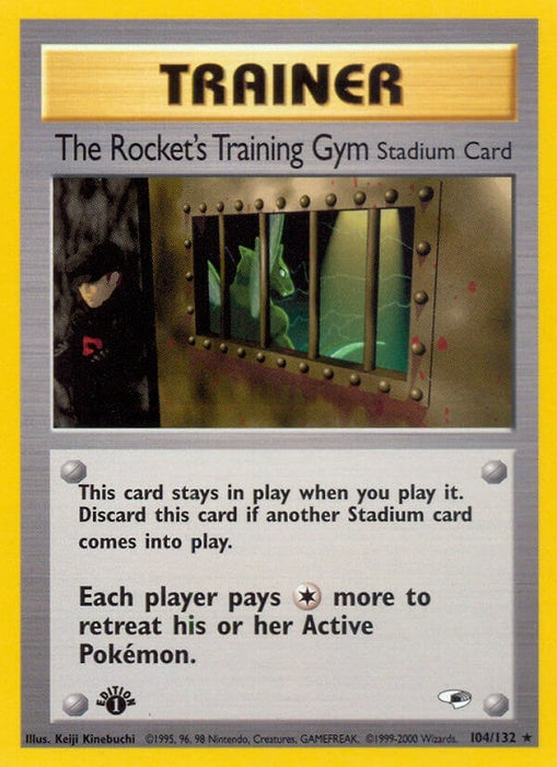 Image for The Rocket's Training Gym (104/132) (Unlimited) [Gym Heroes] - Pokemon