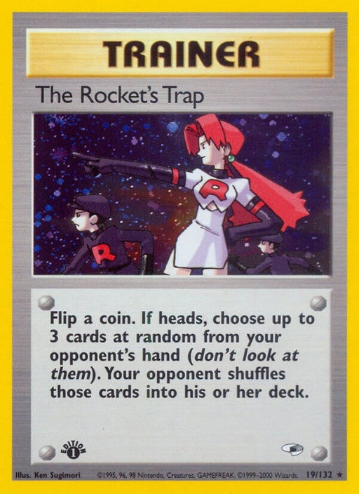 Image for The Rocket's Trap (019/132) (Unlimited Holofoil) [Gym Heroes] - Pokemon