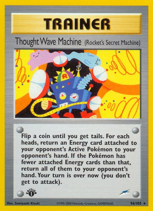 Image for Thought Wave Machine (Rocket's Secret Machine) (096/105) (1st Edition) [Neo Destiny] - Pokemon