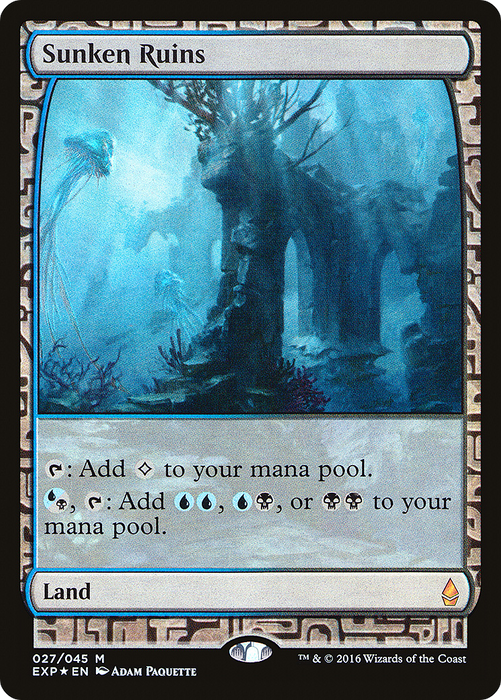 Sunken Ruins [EXP-027] Foil - Zendikar Expeditions