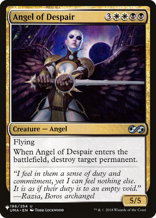 Angel of Despair [PLST-UMA-196] - The List