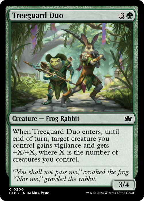 Treeguard Duo [BLB-200] Foil - Bloomburrow