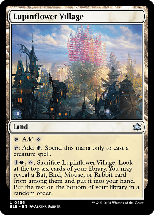 Lupinflower Village [BLB-256] Foil - Bloomburrow