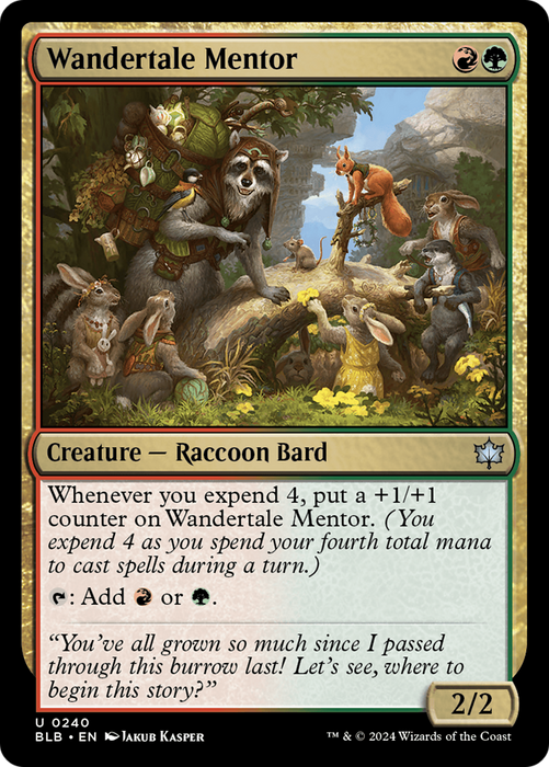 Wandertale Mentor [BLB-240] Foil - Bloomburrow