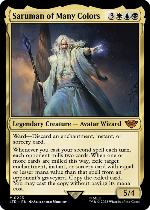 Saruman of Many Colors [LTR-223] Foil - The Lord of the Rings: Tales of Middle-earth