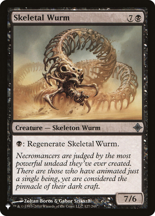 Skeletal Wurm [PLST-ROE-127] - The List