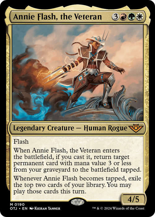 Annie Flash, the Veteran [OTJ-190] Foil - Outlaws of Thunder Junction