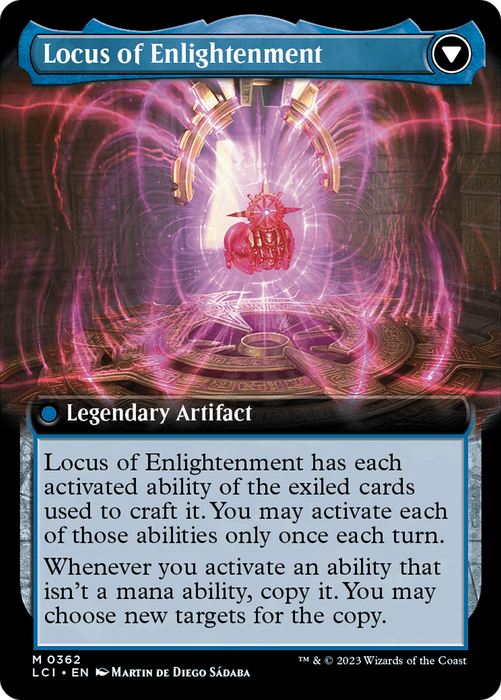 The Enigma Jewel // Locus of Enlightenment (Extended Art) [LCI-362] - The Lost Caverns of Ixalan