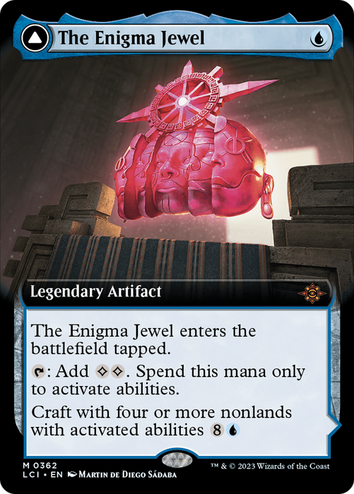 The Enigma Jewel // Locus of Enlightenment (Extended Art) [LCI-362] - The Lost Caverns of Ixalan