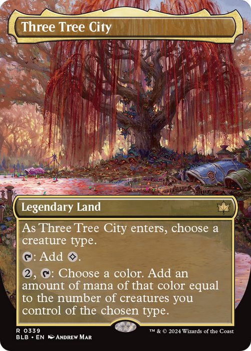 Three Tree City [BLB-339] Foil - Bloomburrow